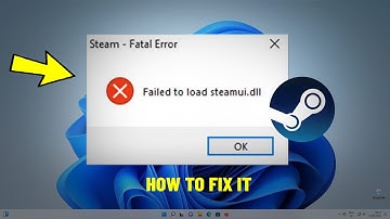 Wie man löst (Failed To Load steamui.dll) in Windows 11 / 10 | Fix Steam Error ✔️